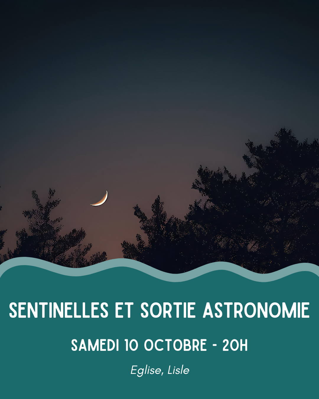 Sentinelles et sortie astronomie
